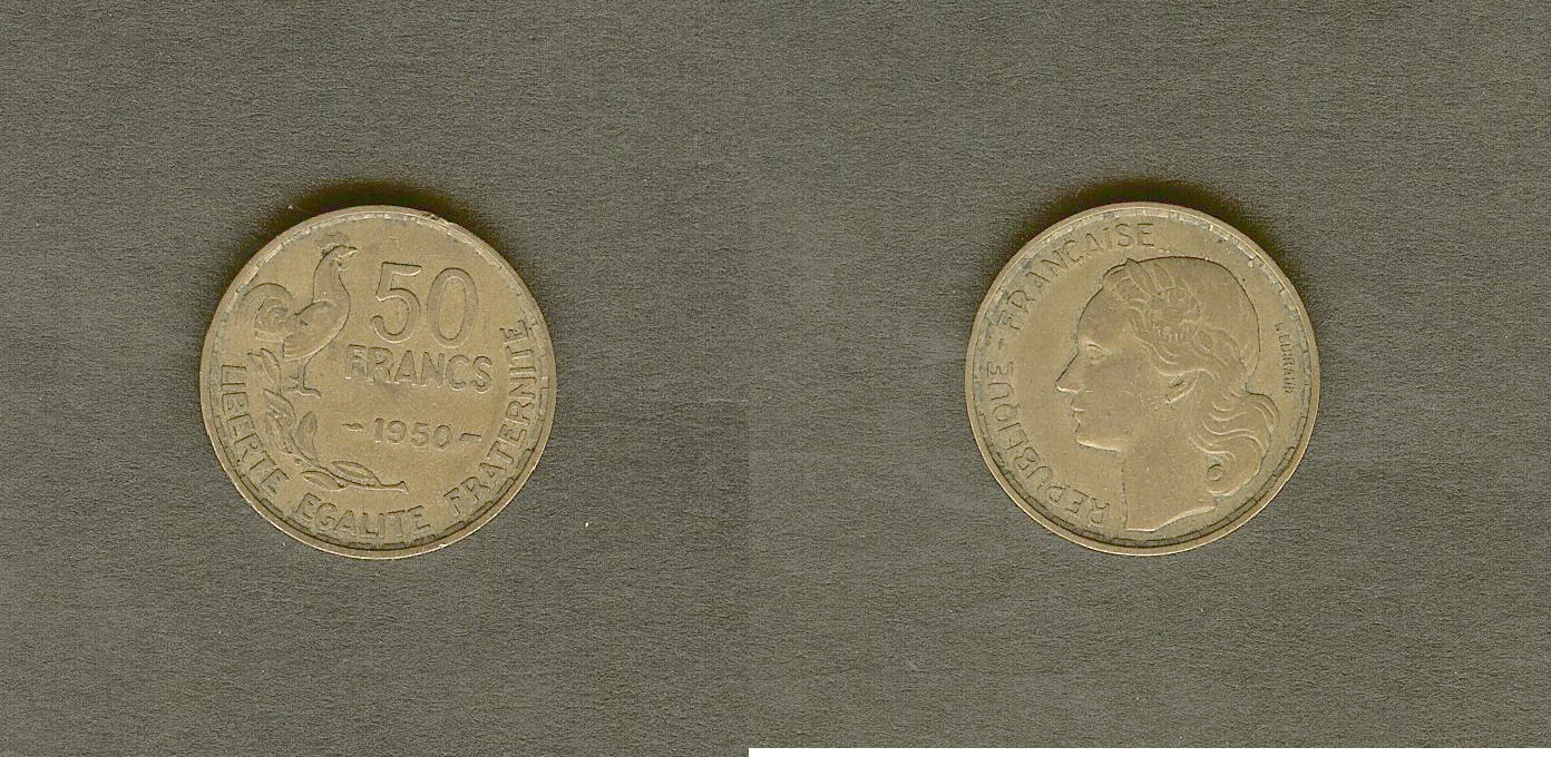 50 francs Guiraud 1950 TTB